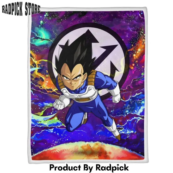 Dragon ball vegeta blanket custom anime galaxy style  rp0152400